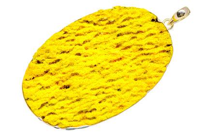 Yellow Druzy Pendants handcrafted by Ana Silver Co - PD34363 - Photo 2