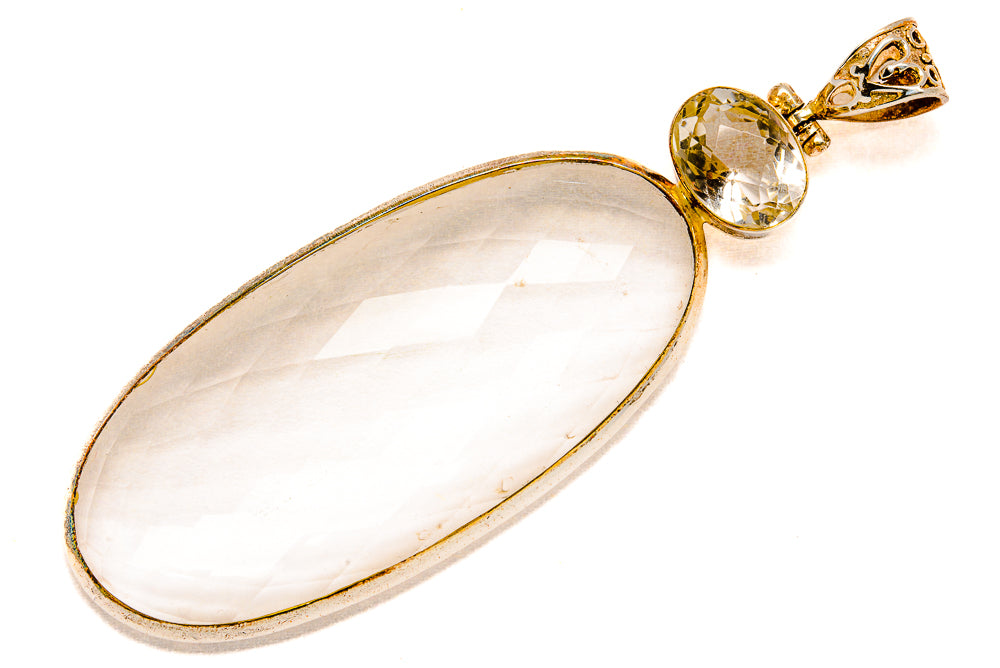 White Quartz Pendants handcrafted by Ana Silver Co - PD34365 - Photo 2