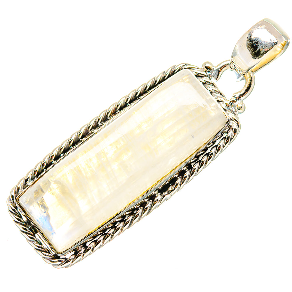 Rainbow Moonstone Pendants handcrafted by Ana Silver Co - PD34374 - Photo 2