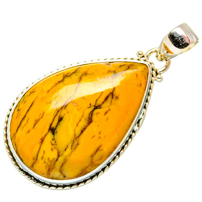 Brecciated Mookaite Pendants handcrafted by Ana Silver Co - PD34384 - Photo 2