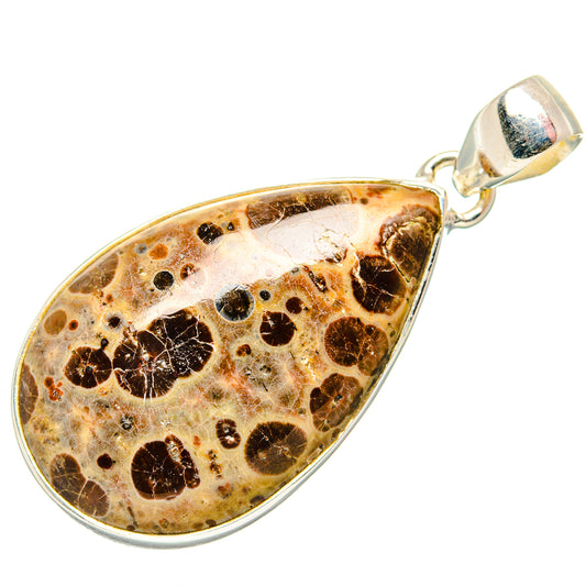 Poppy Jasper Pendants handcrafted by Ana Silver Co - PD34402 - Photo 2