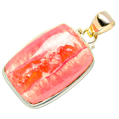 Rhodochrosite Pendants handcrafted by Ana Silver Co - PD34404 - Photo 2