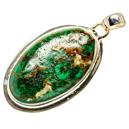 Malachite Pendants handcrafted by Ana Silver Co - PD34407 - Photo 2