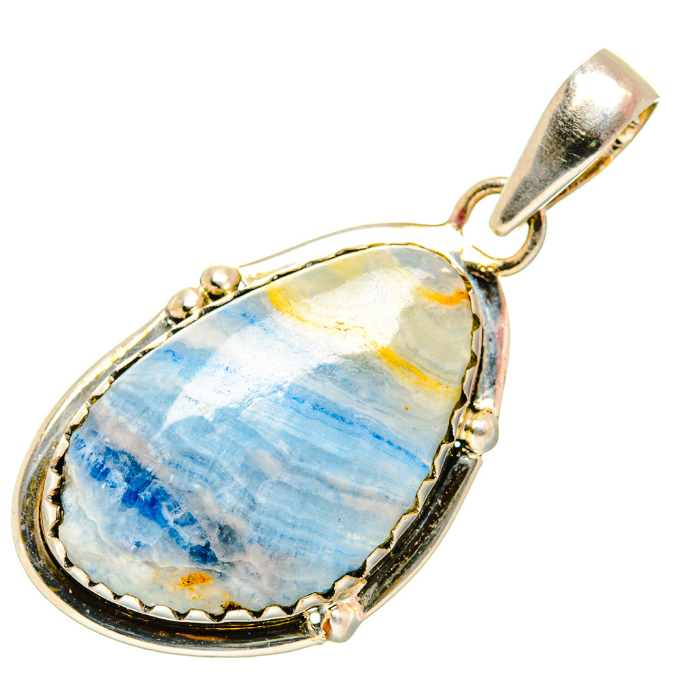 Blue Scheelite Pendants handcrafted by Ana Silver Co - PD34411 - Photo 2