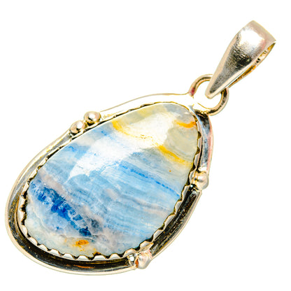 Blue Scheelite Pendants handcrafted by Ana Silver Co - PD34411 - Photo 2