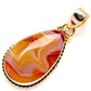 Red Botswana Agate Pendants handcrafted by Ana Silver Co - PD34431 - Photo 2