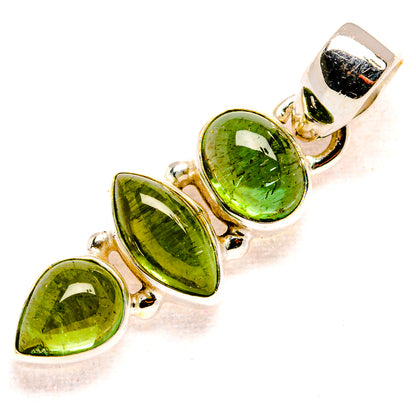 Green Tourmaline Pendants handcrafted by Ana Silver Co - PD34434 - Photo 2