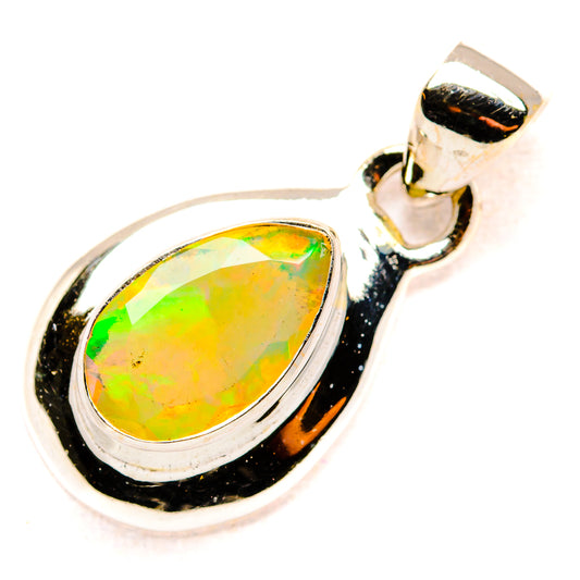 Ethiopian Opal Pendants handcrafted by Ana Silver Co - PD34436 - Photo 2