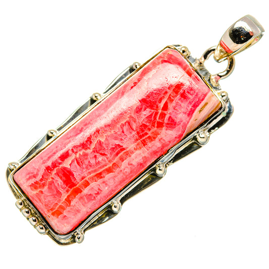 Rhodochrosite Pendants handcrafted by Ana Silver Co - PD34439 - Photo 2