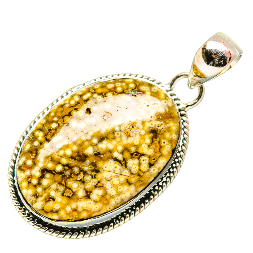 Ocean Jasper Pendants handcrafted by Ana Silver Co - PD34445 - Photo 2