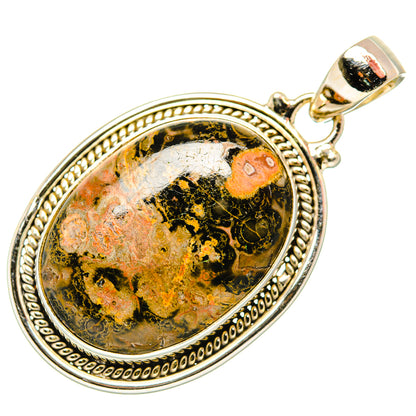Poppy Jasper Pendants handcrafted by Ana Silver Co - PD34447 - Photo 2