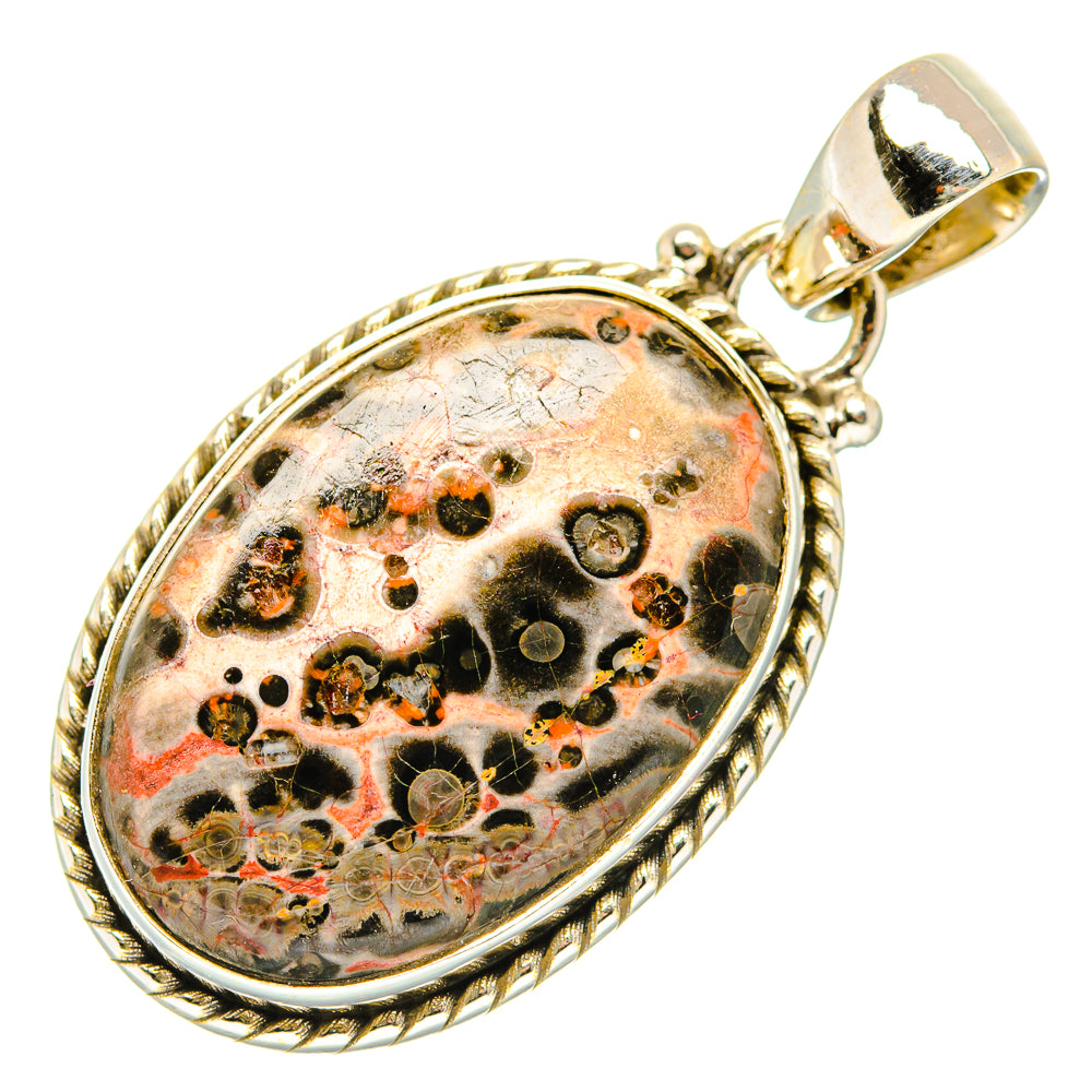 Poppy Jasper Pendants handcrafted by Ana Silver Co - PD34457 - Photo 2