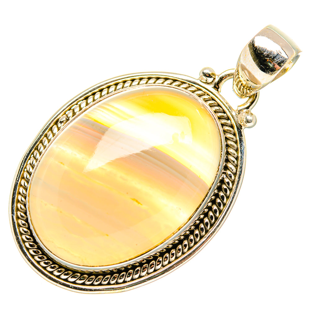 Botswana Agate Pendants handcrafted by Ana Silver Co - PD34461 - Photo 2