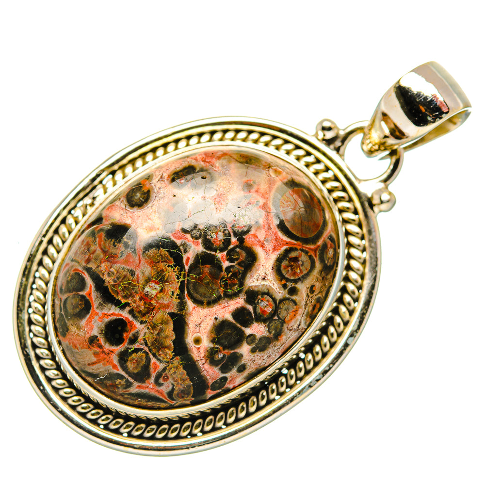 Poppy Jasper Pendants handcrafted by Ana Silver Co - PD34462 - Photo 2