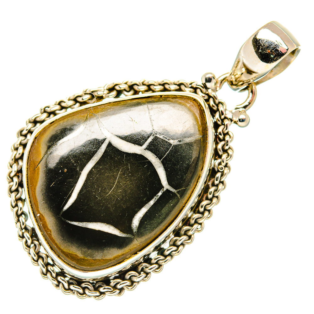 Septarian Geode Pendants handcrafted by Ana Silver Co - PD34465 - Photo 2
