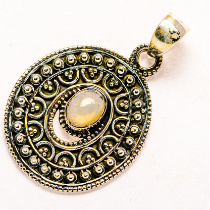 Ethiopian Opal Pendants handcrafted by Ana Silver Co - PD34477 - Photo 2