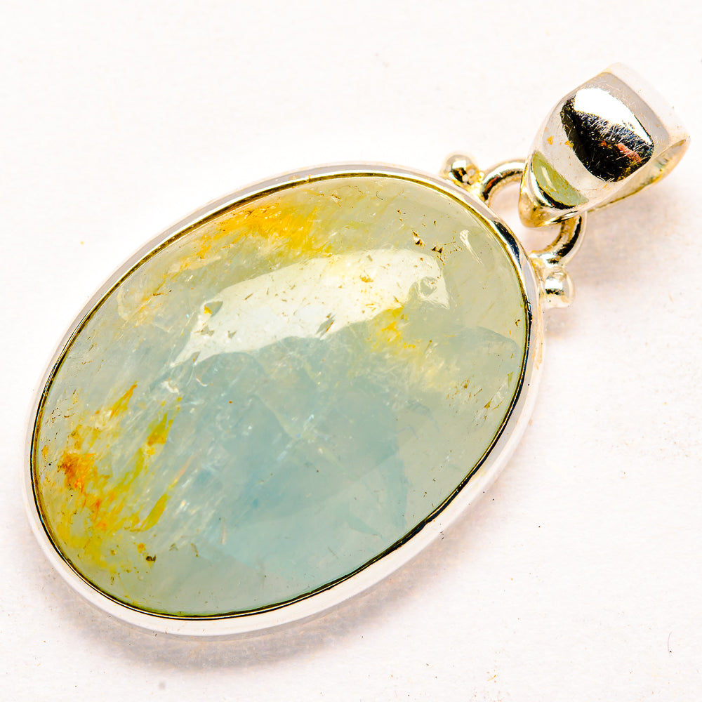 Aquamarine Pendants handcrafted by Ana Silver Co - PD34483 - Photo 2