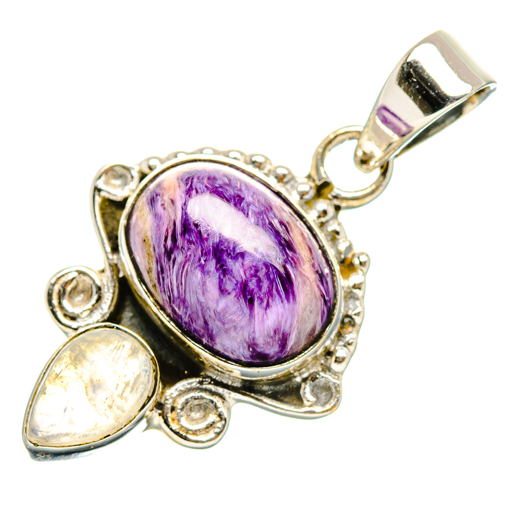 Charoite Pendants handcrafted by Ana Silver Co - PD34488 - Photo 2