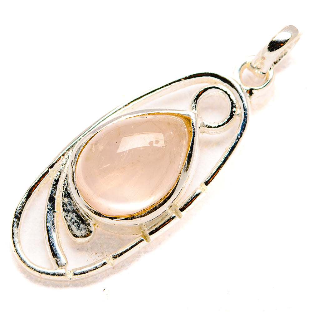 Rose Quartz Pendants handcrafted by Ana Silver Co - PD34491 - Photo 2
