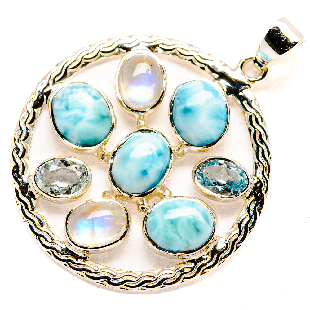 Larimar Pendants handcrafted by Ana Silver Co - PD34496 - Photo 2