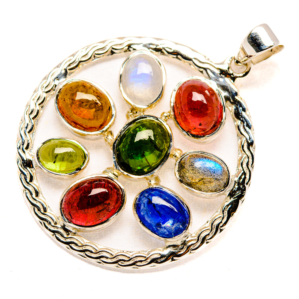 Multi-stone Pendants handcrafted by Ana Silver Co - PD34497 - Photo 2