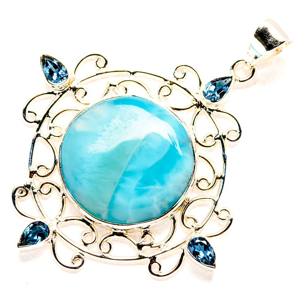 Larimar Pendants handcrafted by Ana Silver Co - PD34500 - Photo 2