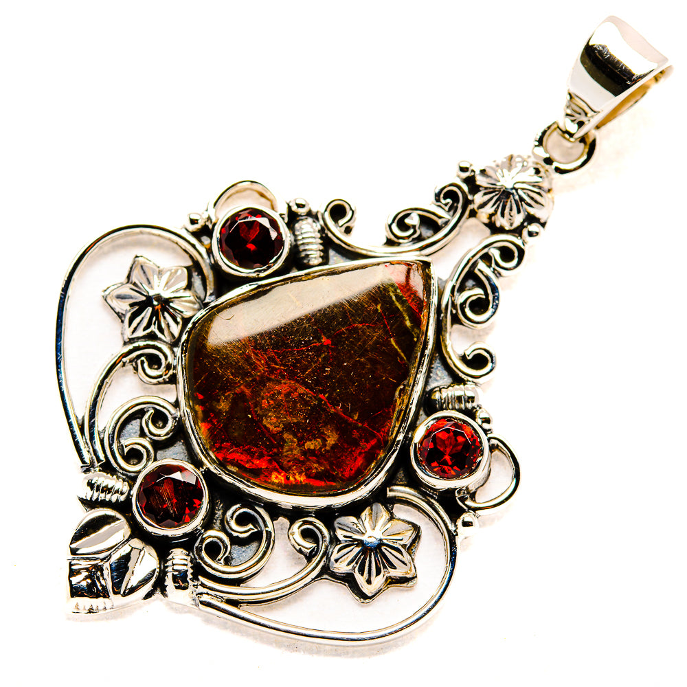 Ammolite Pendants handcrafted by Ana Silver Co - PD34508 - Photo 2