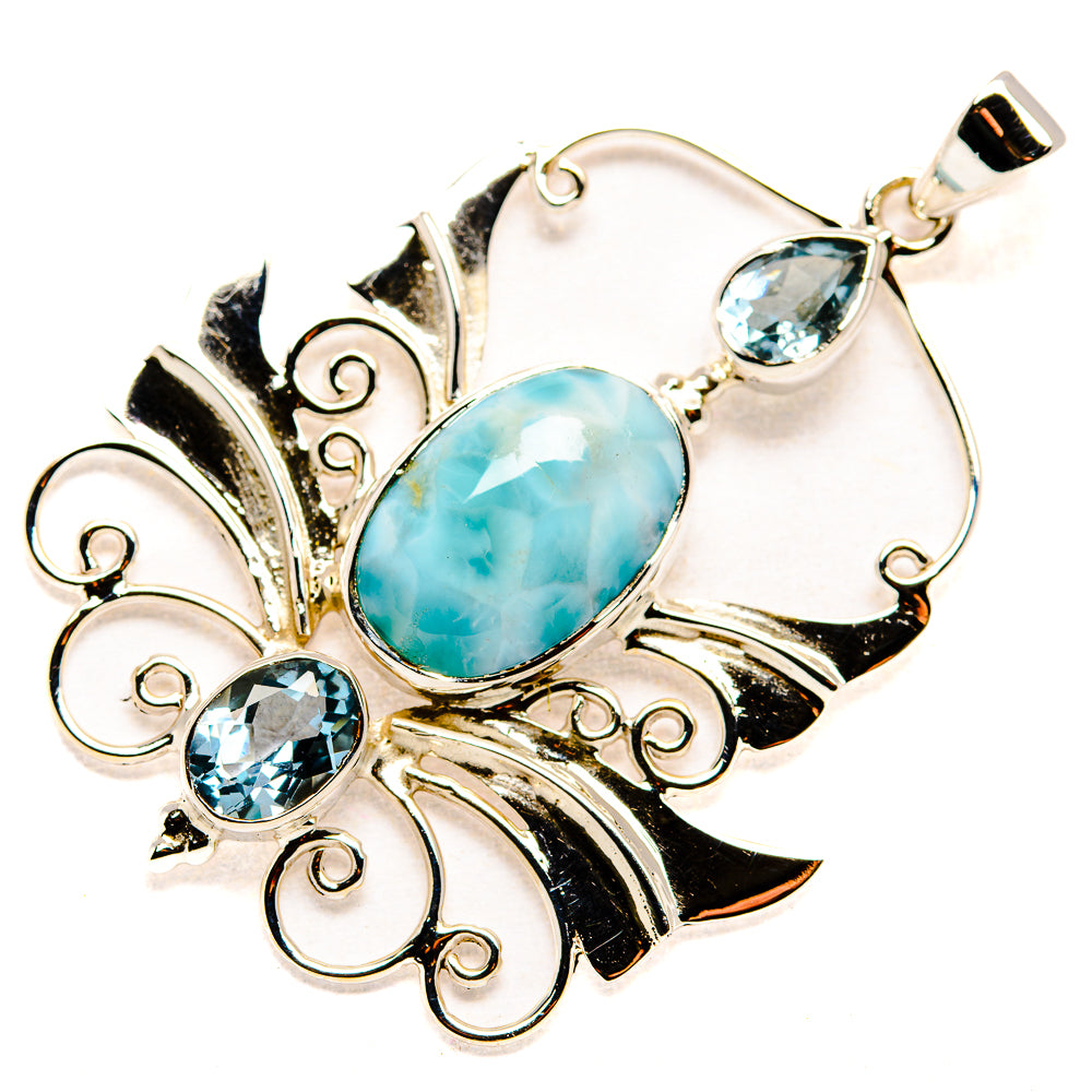 Larimar Pendants handcrafted by Ana Silver Co - PD34513 - Photo 2