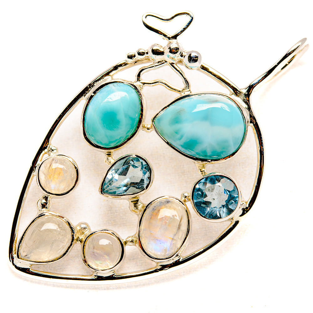 Larimar Pendants handcrafted by Ana Silver Co - PD34514 - Photo 2