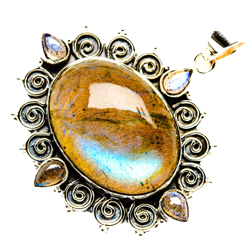 Labradorite Pendants handcrafted by Ana Silver Co - PD34517 - Photo 2