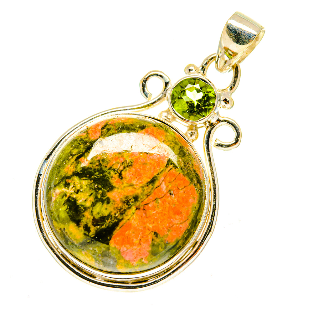 Unakite Pendants handcrafted by Ana Silver Co - PD3452