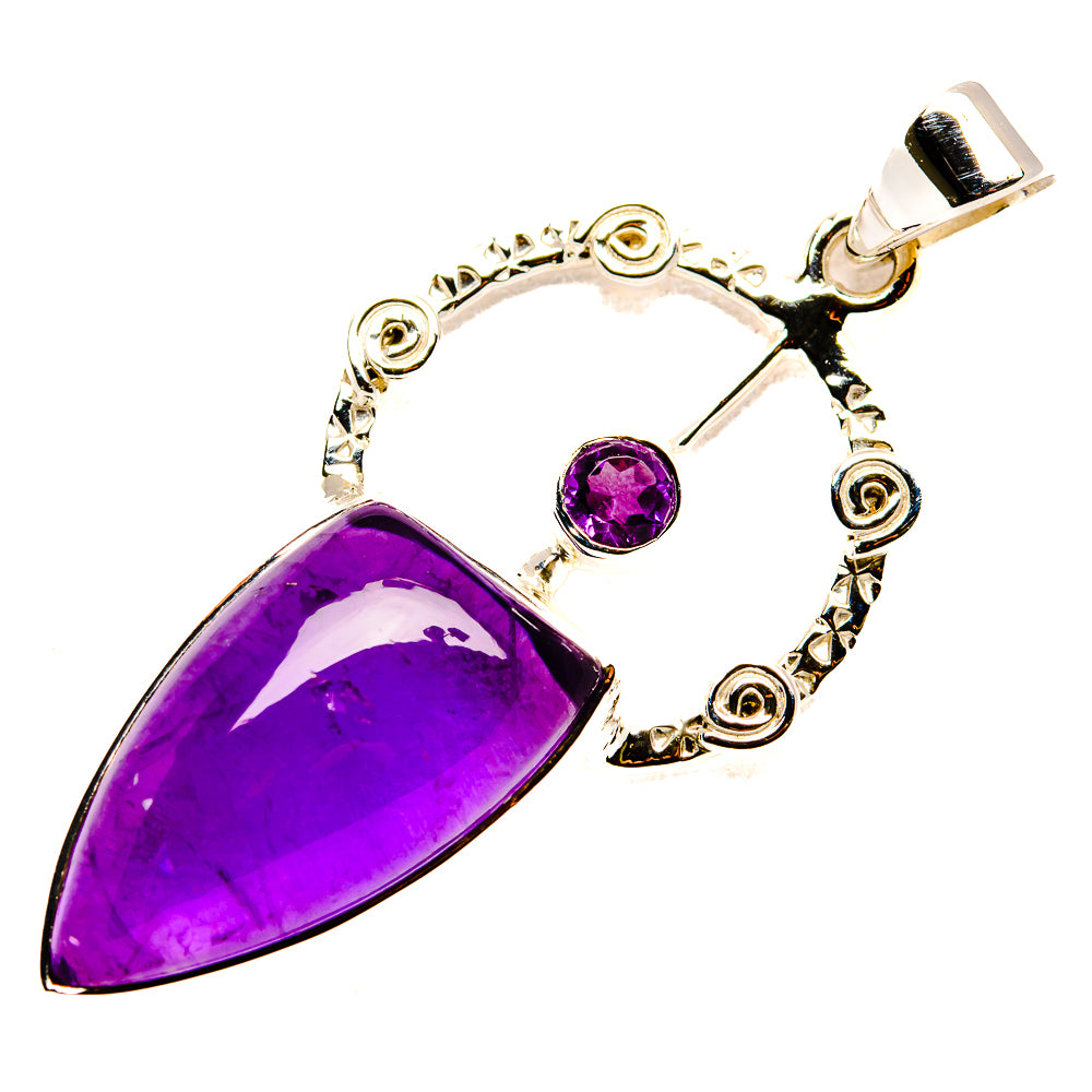 Amethyst Pendants handcrafted by Ana Silver Co - PD34524 - Photo 2