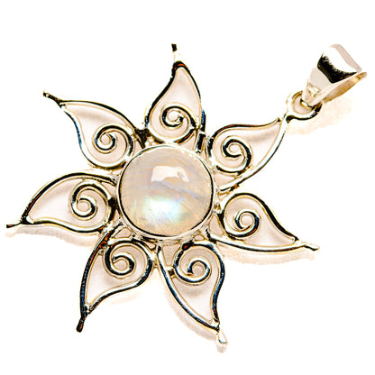 Rainbow Moonstone Pendants handcrafted by Ana Silver Co - PD34531 - Photo 2