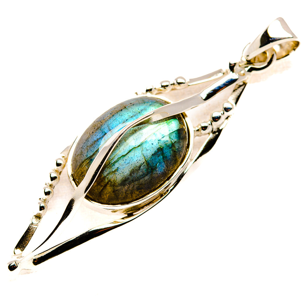 Labradorite Pendants handcrafted by Ana Silver Co - PD34534 - Photo 2