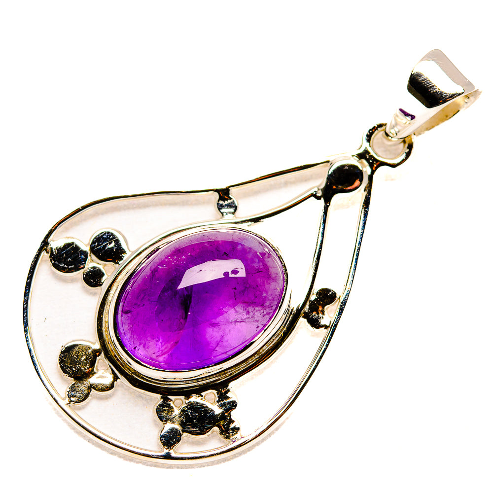 Amethyst Pendants handcrafted by Ana Silver Co - PD34536 - Photo 2