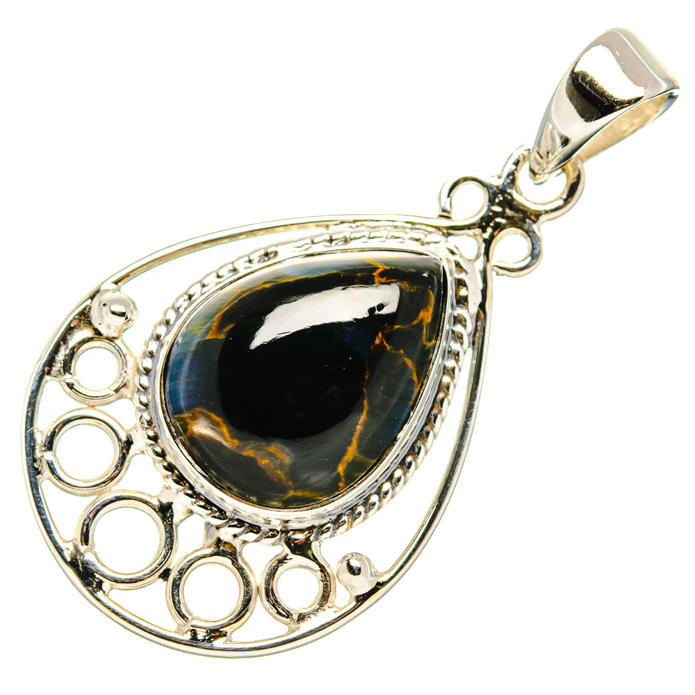 Pietersite Pendants handcrafted by Ana Silver Co - PD34537 - Photo 2