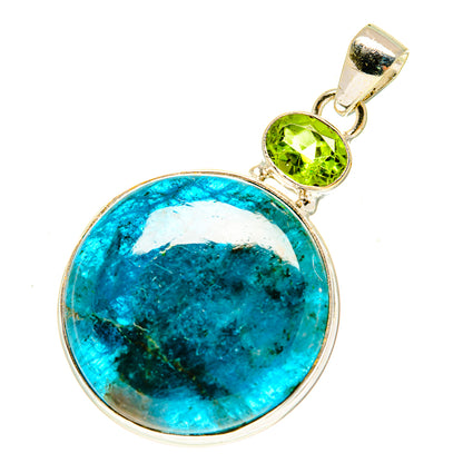 Chrysocolla Pendants handcrafted by Ana Silver Co - PD3454