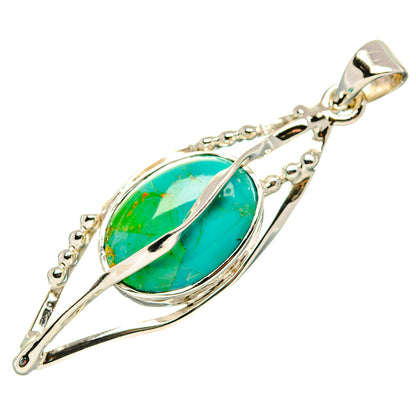 Chrysocolla Pendants handcrafted by Ana Silver Co - PD34541 - Photo 2