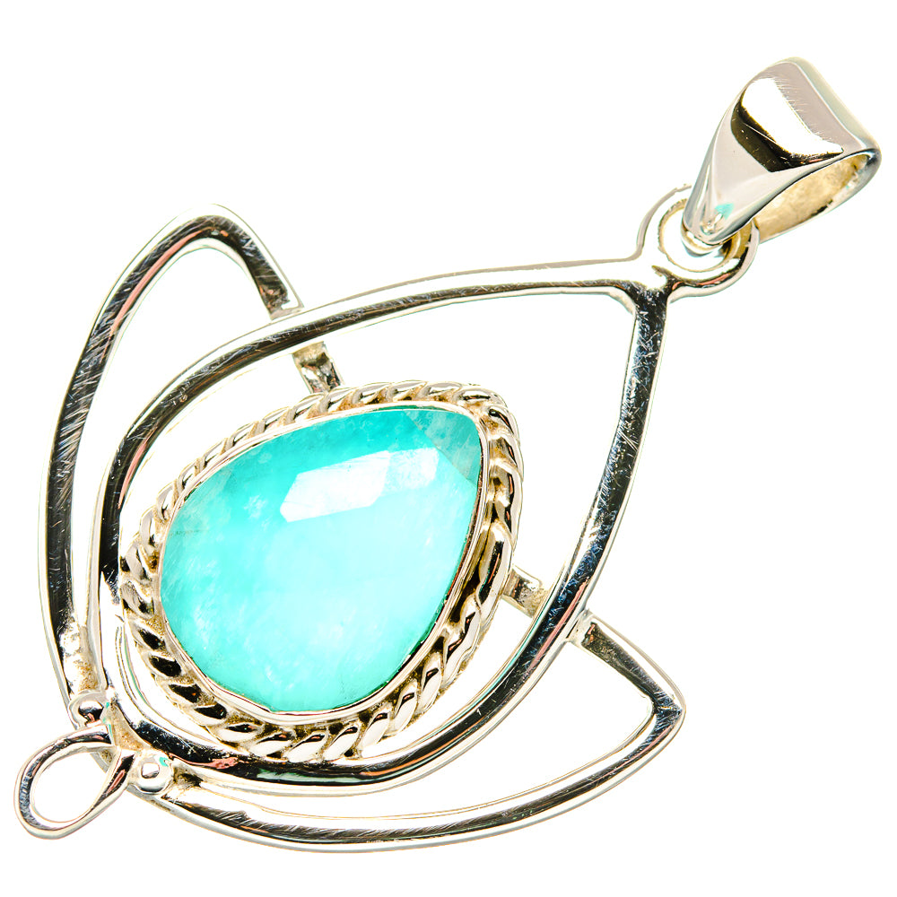 Amazonite Pendants handcrafted by Ana Silver Co - PD34549 - Photo 2