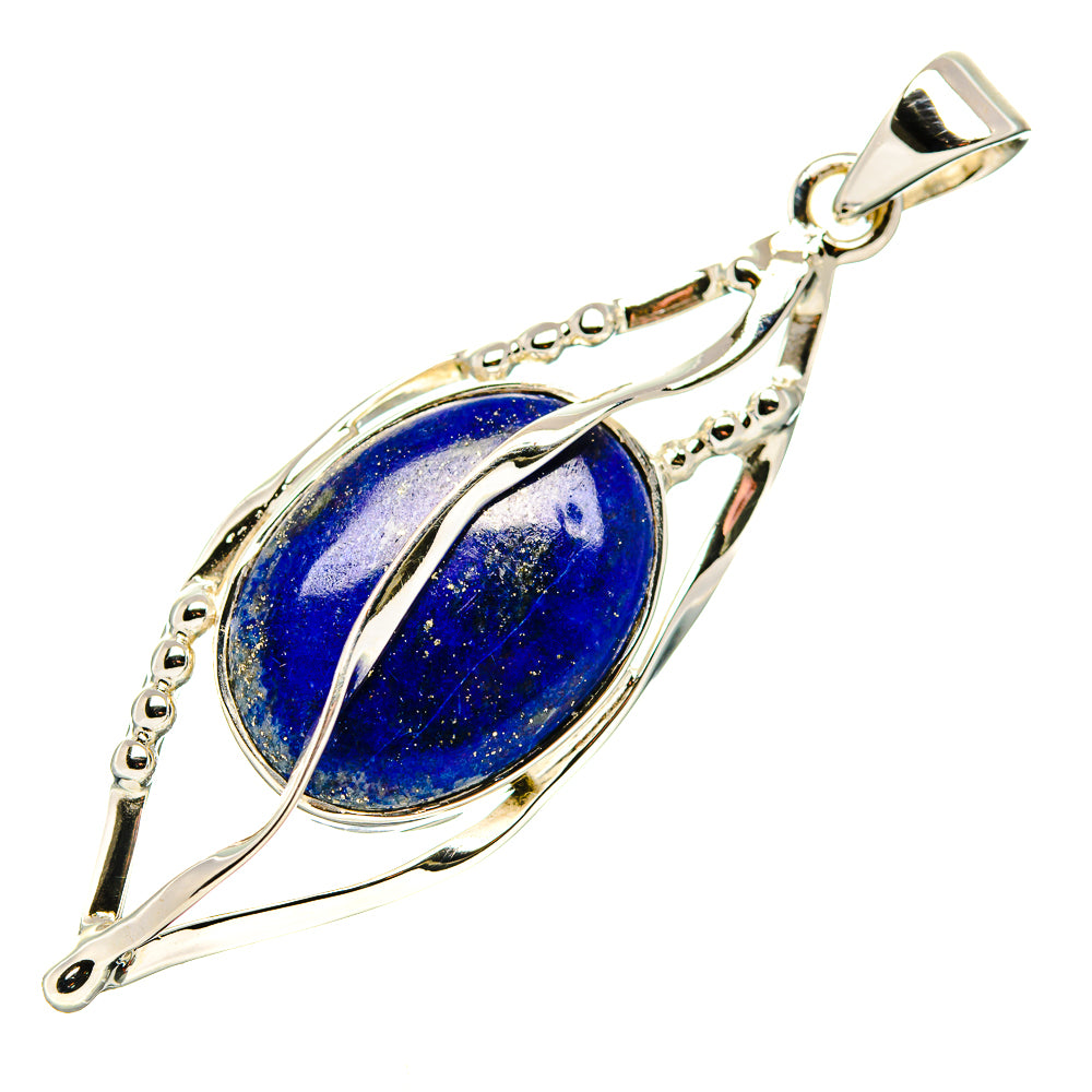 Lapis Lazuli Pendants handcrafted by Ana Silver Co - PD34551 - Photo 2
