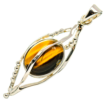 Tiger Eye Pendants handcrafted by Ana Silver Co - PD34556 - Photo 2
