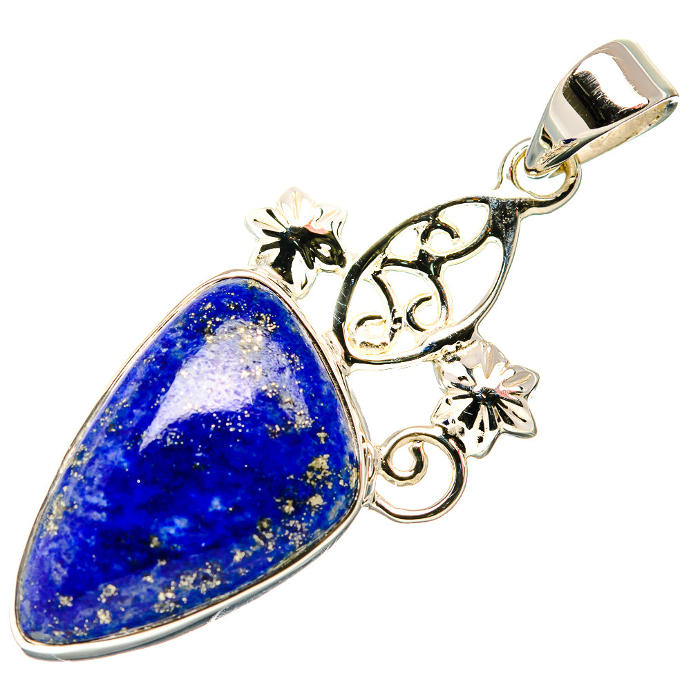 Lapis Lazuli Pendants handcrafted by Ana Silver Co - PD34561 - Photo 2