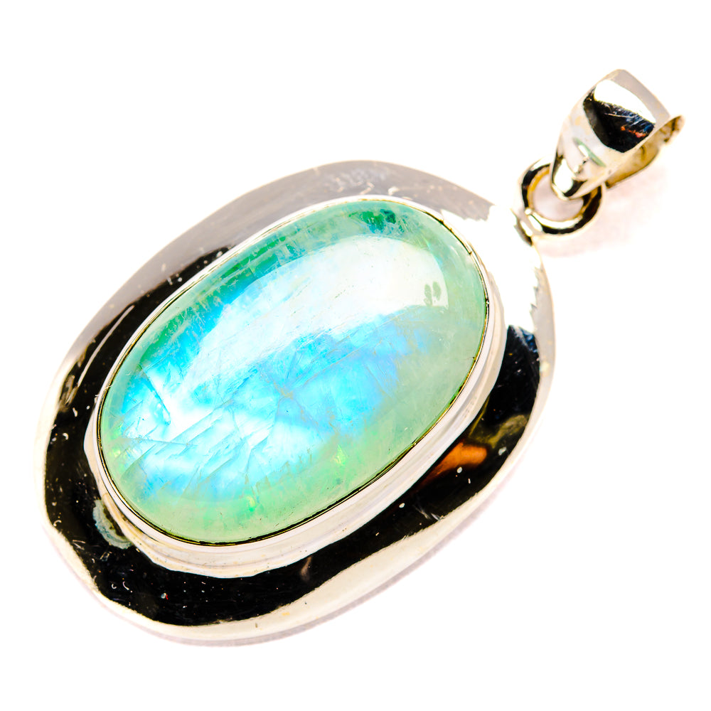 Green Moonstone Pendants handcrafted by Ana Silver Co - PD34572 - Photo 2