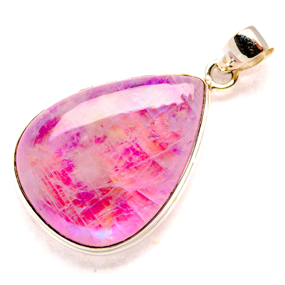 Pink Moonstone Pendants handcrafted by Ana Silver Co - PD34579 - Photo 2