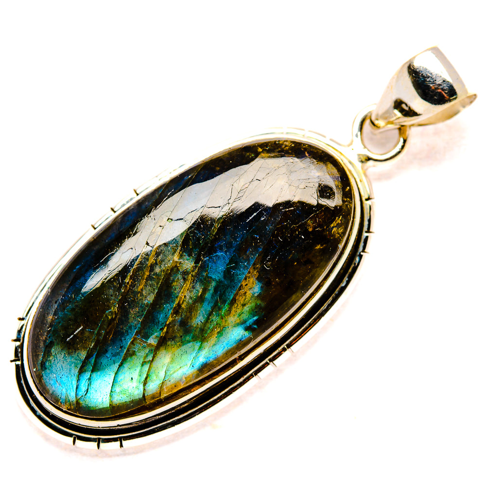 Labradorite Pendants handcrafted by Ana Silver Co - PD34589 - Photo 2