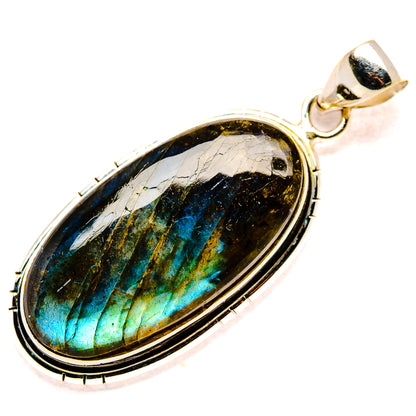Labradorite Pendants handcrafted by Ana Silver Co - PD34589 - Photo 2