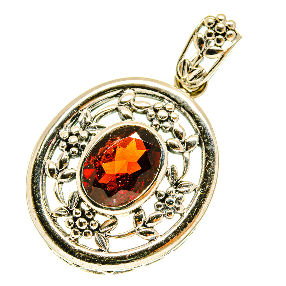 Garnet Pendants handcrafted by Ana Silver Co - PD3459