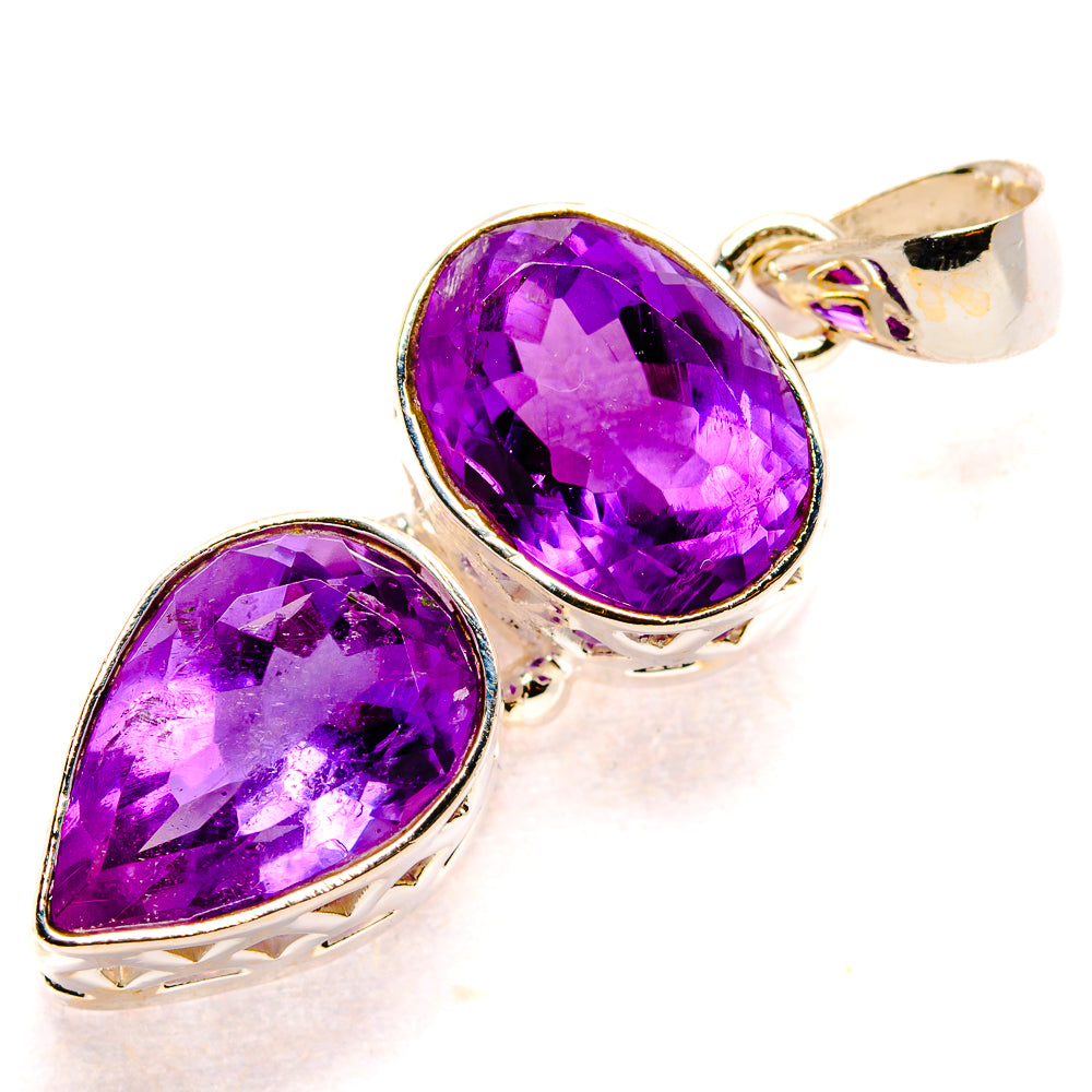 Amethyst Pendants handcrafted by Ana Silver Co - PD34590 - Photo 2