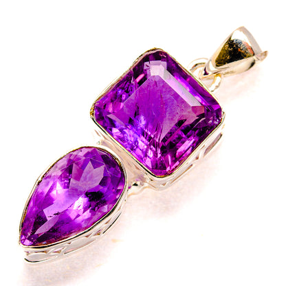 Amethyst Pendants handcrafted by Ana Silver Co - PD34593 - Photo 2