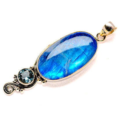 Rainbow Moonstone Pendants handcrafted by Ana Silver Co - PD34604 - Photo 2